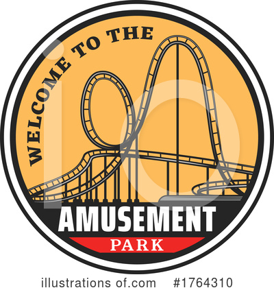 Amusement Park Clipart #1764310 by Vector Tradition SM