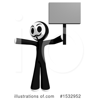 Royalty-Free (RF) Anarchist Clipart Illustration by Leo Blanchette - Stock Sample #1532952