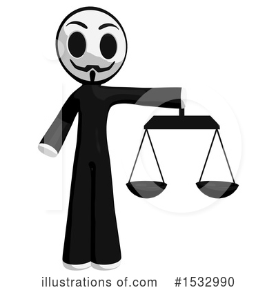 Royalty-Free (RF) Anarchist Clipart Illustration by Leo Blanchette - Stock Sample #1532990