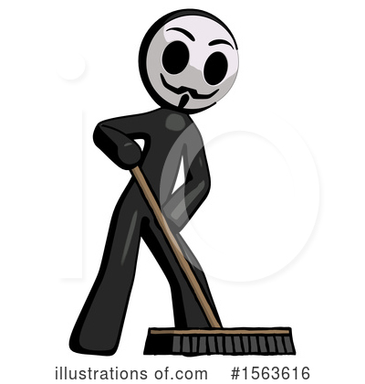 Sweeping Clipart #1563616 by Leo Blanchette