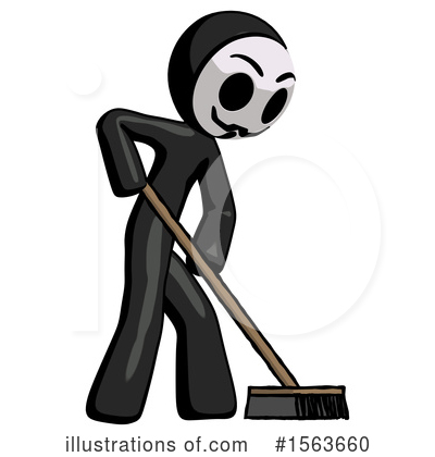 Sweeping Clipart #1563660 by Leo Blanchette
