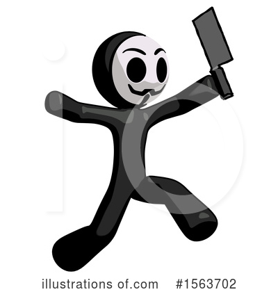Royalty-Free (RF) Anarchist Clipart Illustration by Leo Blanchette - Stock Sample #1563702