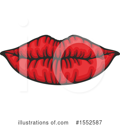 Lips Clipart #1552587 by Vector Tradition SM