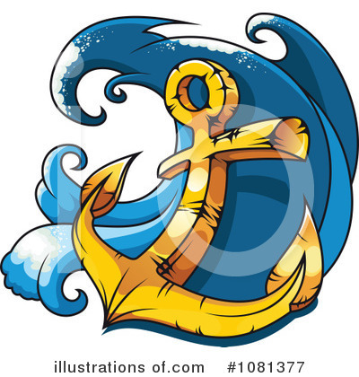 Royalty-Free (RF) Anchor Clipart Illustration by Vector Tradition SM - Stock Sample #1081377