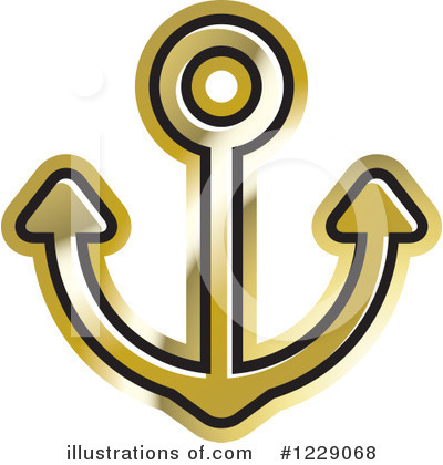 Royalty-Free (RF) Anchor Clipart Illustration by Lal Perera - Stock Sample #1229068