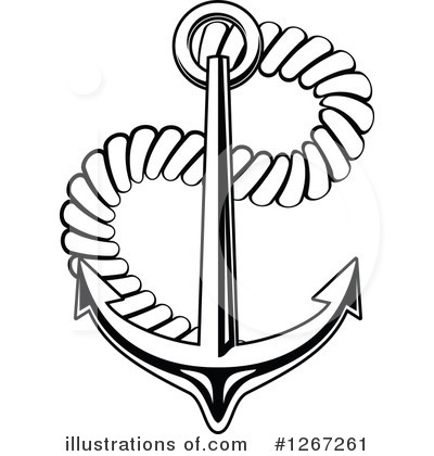 Royalty-Free (RF) Anchor Clipart Illustration by Vector Tradition SM - Stock Sample #1267261