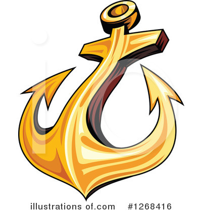 Royalty-Free (RF) Anchor Clipart Illustration by Vector Tradition SM - Stock Sample #1268416