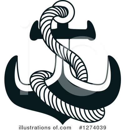 Royalty-Free (RF) Anchor Clipart Illustration by Vector Tradition SM - Stock Sample #1274039