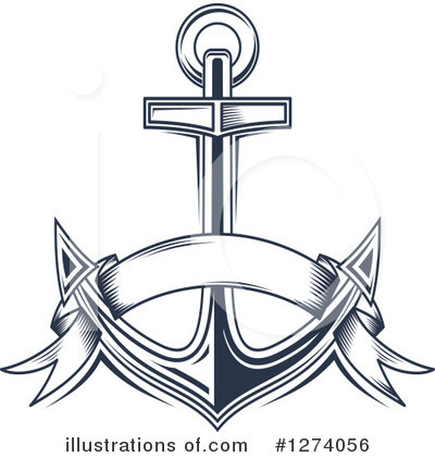 Royalty-Free (RF) Anchor Clipart Illustration by Vector Tradition SM - Stock Sample #1274056
