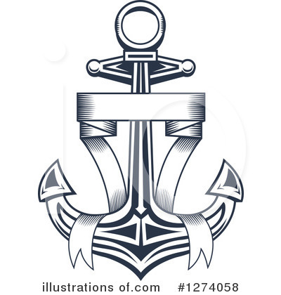 Royalty-Free (RF) Anchor Clipart Illustration by Vector Tradition SM - Stock Sample #1274058