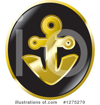 Royalty-Free (RF) Anchor Clipart Illustration by Lal Perera - Stock Sample #1275270