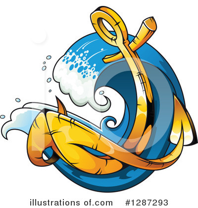 Royalty-Free (RF) Anchor Clipart Illustration by Vector Tradition SM - Stock Sample #1287293