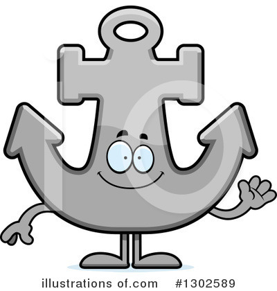 Royalty-Free (RF) Anchor Clipart Illustration by Cory Thoman - Stock Sample #1302589
