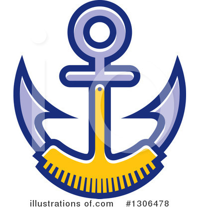 Royalty-Free (RF) Anchor Clipart Illustration by Lal Perera - Stock Sample #1306478
