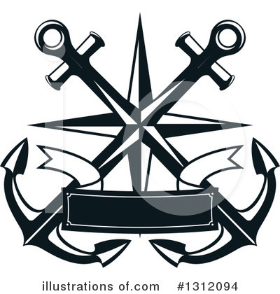 Royalty-Free (RF) Anchor Clipart Illustration by Vector Tradition SM - Stock Sample #1312094