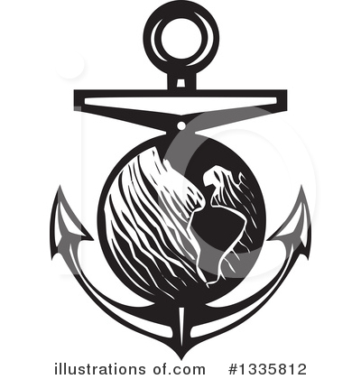 Royalty-Free (RF) Anchor Clipart Illustration by xunantunich - Stock Sample #1335812
