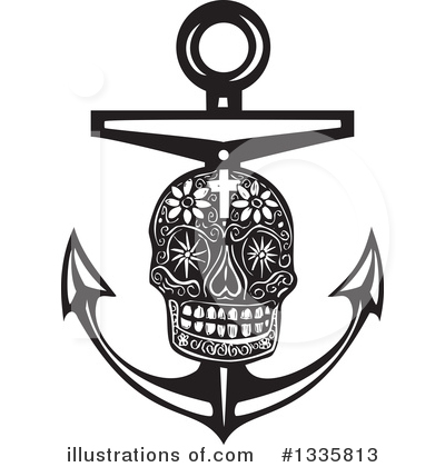 Royalty-Free (RF) Anchor Clipart Illustration by xunantunich - Stock Sample #1335813