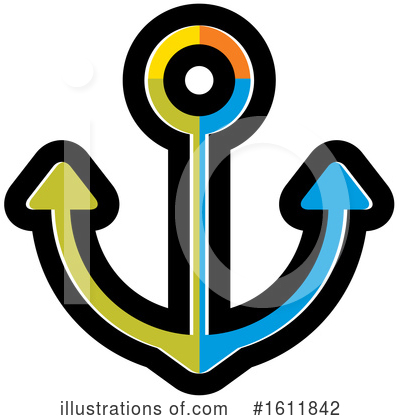 Anchor Clipart #1611842 by Lal Perera