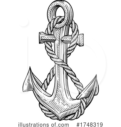 Royalty-Free (RF) Anchor Clipart Illustration by AtStockIllustration - Stock Sample #1748319