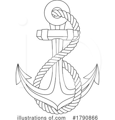 Royalty-Free (RF) Anchor Clipart Illustration by AtStockIllustration - Stock Sample #1790866