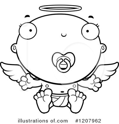 Angel Baby Clipart #1207962 by Cory Thoman