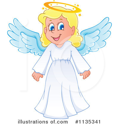 Royalty-Free (RF) Angel Clipart Illustration by visekart - Stock Sample #1135341