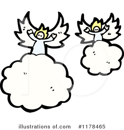 Royalty-Free (RF) Angel Clipart Illustration by lineartestpilot - Stock Sample #1178465