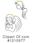 Angel Clipart #1210977 by Vector Tradition SM
