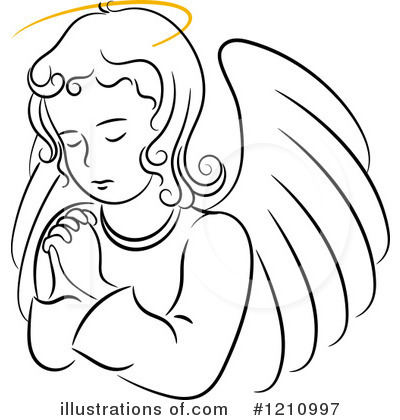 Royalty-Free (RF) Angel Clipart Illustration by Vector Tradition SM - Stock Sample #1210997