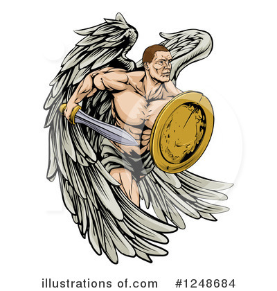 Royalty-Free (RF) Angel Clipart Illustration by AtStockIllustration - Stock Sample #1248684
