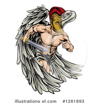 Royalty-Free (RF) Angel Clipart Illustration by AtStockIllustration - Stock Sample #1261893