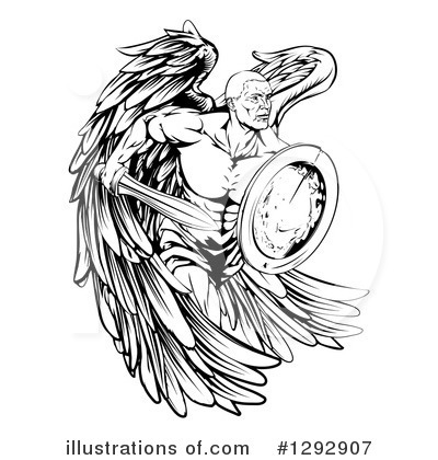 Royalty-Free (RF) Angel Clipart Illustration by AtStockIllustration - Stock Sample #1292907