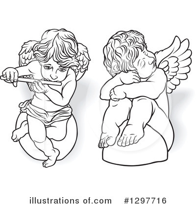 Royalty-Free (RF) Angel Clipart Illustration by dero - Stock Sample #1297716
