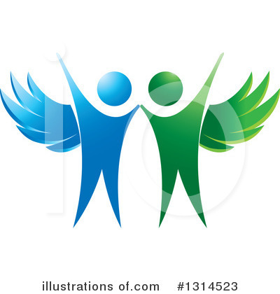Royalty-Free (RF) Angel Clipart Illustration by Lal Perera - Stock Sample #1314523