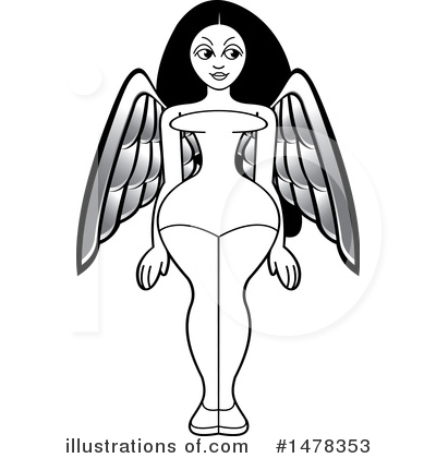 Royalty-Free (RF) Angel Clipart Illustration by Lal Perera - Stock Sample #1478353