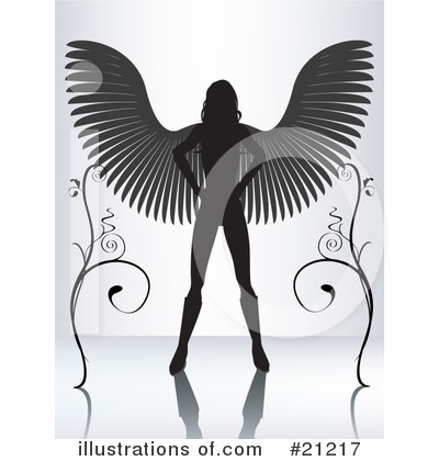 Royalty-Free (RF) Angel Clipart Illustration by elaineitalia - Stock Sample #21217