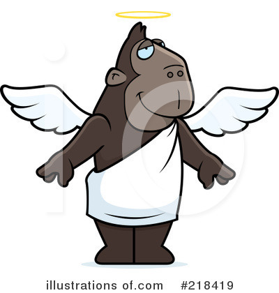 Royalty-Free (RF) Angel Clipart Illustration by Cory Thoman - Stock Sample #218419
