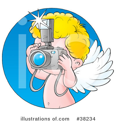 Royalty-Free (RF) Angel Clipart Illustration by Alex Bannykh - Stock Sample #38234