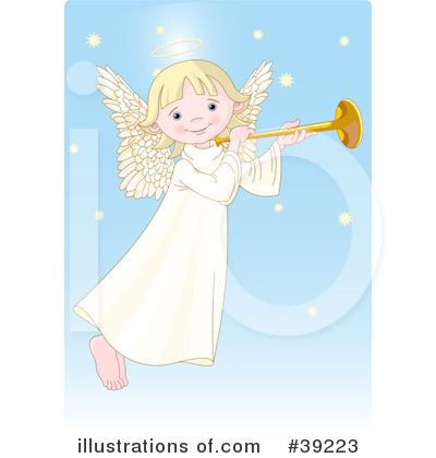 Cute Angel Clipart #39223 by Pushkin