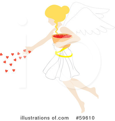 Royalty-Free (RF) Angel Clipart Illustration by Rosie Piter - Stock Sample #59610