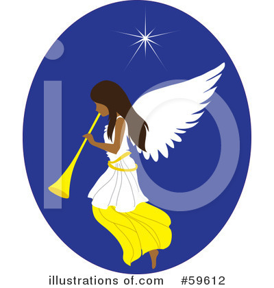 Royalty-Free (RF) Angel Clipart Illustration by Rosie Piter - Stock Sample #59612