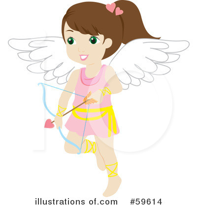 Royalty-Free (RF) Angel Clipart Illustration by Rosie Piter - Stock Sample #59614