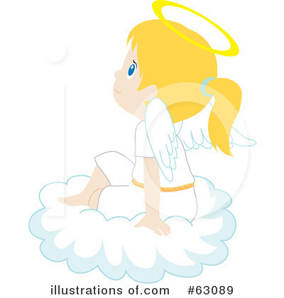 Royalty-Free (RF) Angel Clipart Illustration by Rosie Piter - Stock Sample #63089