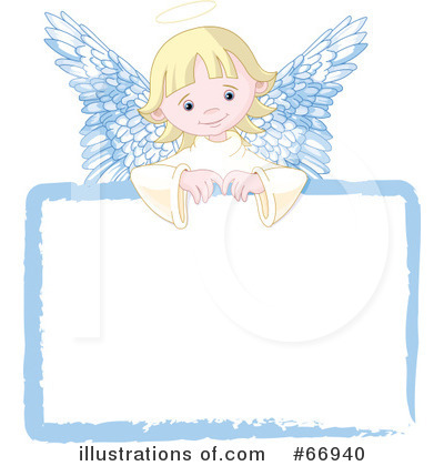 Royalty-Free (RF) Angel Clipart Illustration by Pushkin - Stock Sample #66940