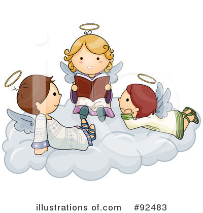 Royalty-Free (RF) Angel Clipart Illustration by BNP Design Studio - Stock Sample #92483