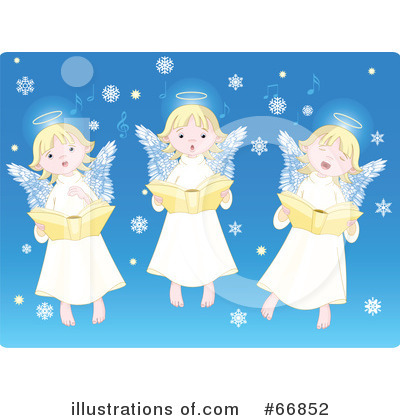 Royalty-Free (RF) Angels Clipart Illustration by Pushkin - Stock Sample #66852