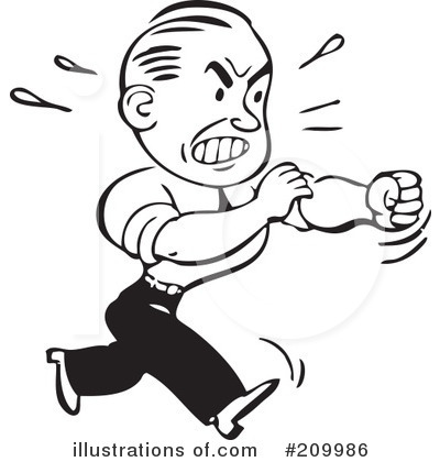 Royalty-Free (RF) Anger Clipart Illustration by BestVector - Stock Sample #209986