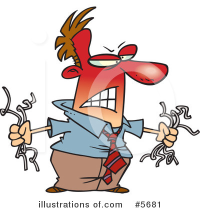 Royalty-Free (RF) Anger Clipart Illustration by toonaday - Stock Sample #5681