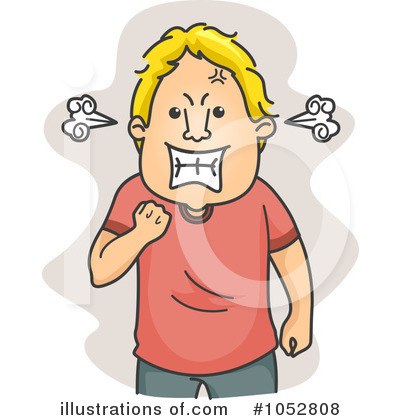 Royalty-Free (RF) Angry Clipart Illustration by BNP Design Studio - Stock Sample #1052808