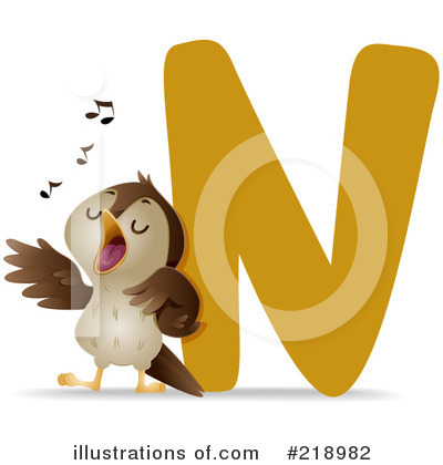 Royalty-Free (RF) Animal Alphabet Clipart Illustration by BNP Design Studio - Stock Sample #218982